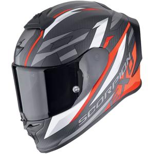 Integrálna prilba na motorku Scorpion EXO-R1 EVO CARBON AIR RUNNER matná čierno-červená