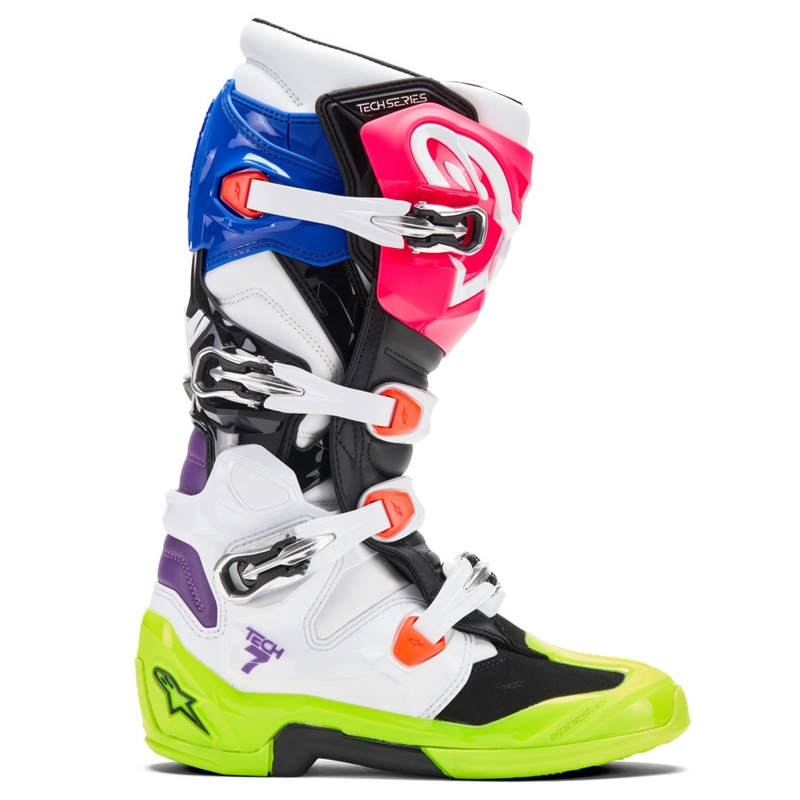 Motokrosové topánky Alpinestars TECH 7 limitovaná edícia Hay multicolor