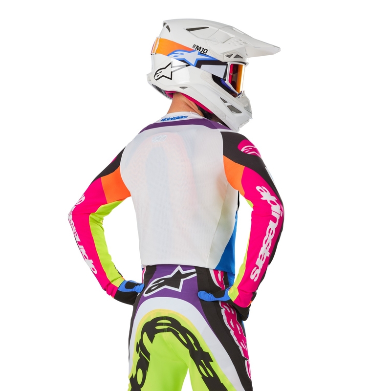 Motokrosový dres Alpinestars Supertech SX limitovaná edícia HAY multicolor