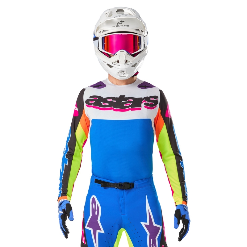 Motokrosový dres Alpinestars Supertech SX limitovaná edícia HAY multicolor