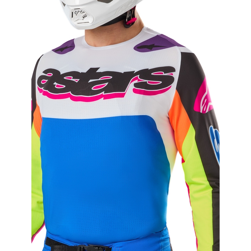 Motokrosový dres Alpinestars Supertech SX limitovaná edícia HAY multicolor