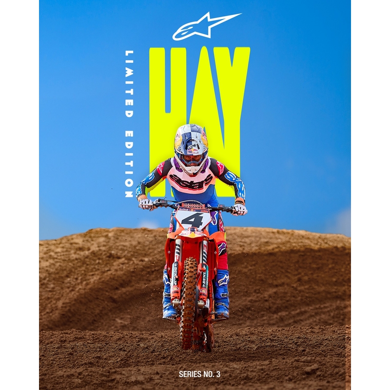 Motokrosové nohavice Alpinestars SUPERTECH limitovaná edícia HAY multicolor
