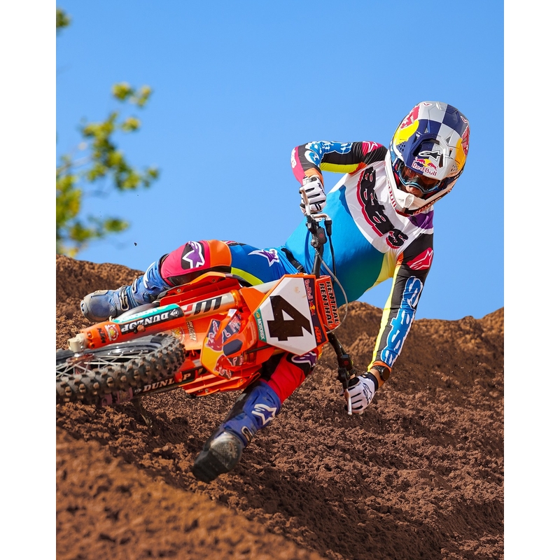 Motokrosové nohavice Alpinestars SUPERTECH limitovaná edícia HAY multicolor