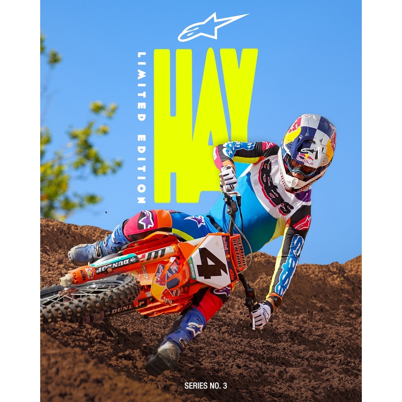 Motokrosové nohavice Alpinestars SUPERTECH limitovaná edícia HAY multicolor