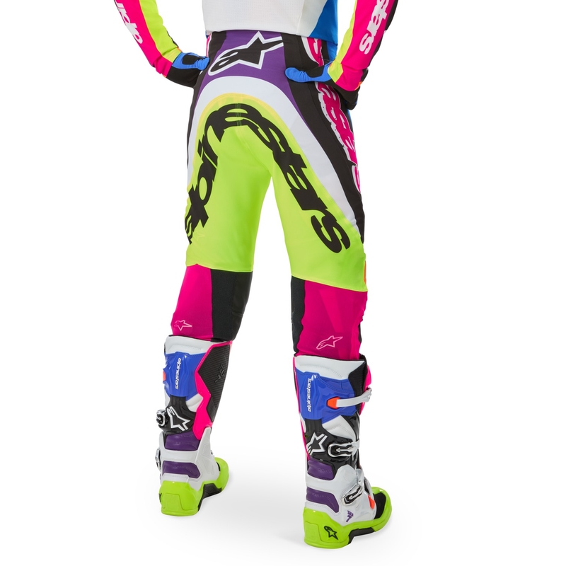 Motokrosové nohavice Alpinestars SUPERTECH limitovaná edícia HAY multicolor