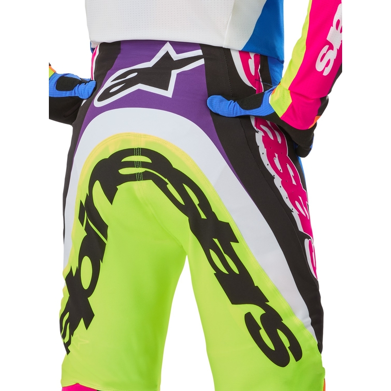 Motokrosové nohavice Alpinestars SUPERTECH limitovaná edícia HAY multicolor