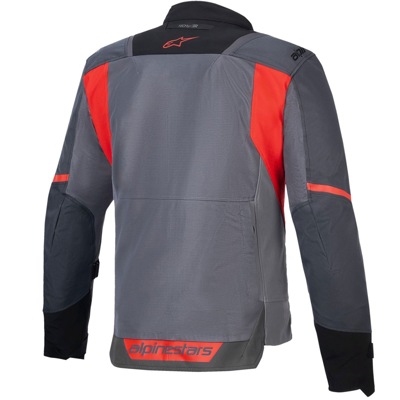 Bunda na motocykel Alpinestars ST-2 Air šedo-tmavo šedo-červená