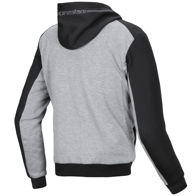 Mikina na motorku Alpinestars Chrome V2 Sport šedo-čierno-modrá
