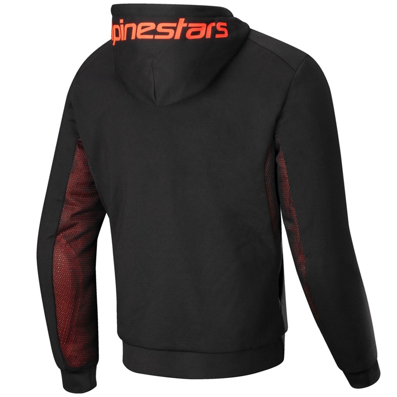 Mikina na motorku Alpinestars Chrome Air Sport čierno-červená