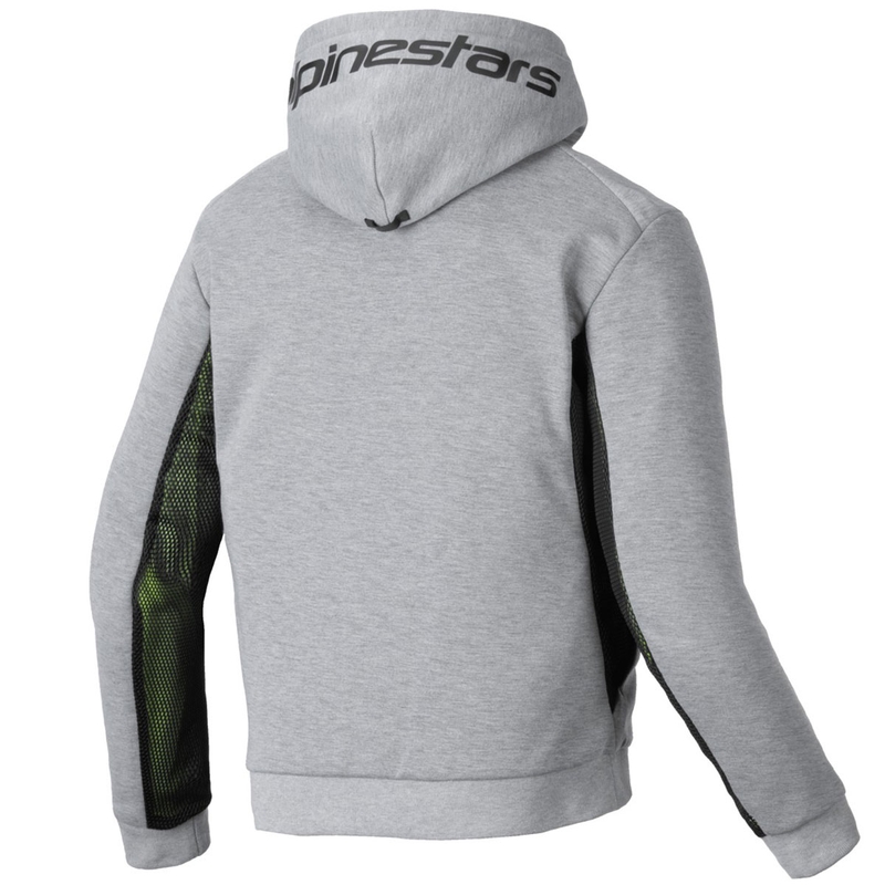 Mikina na motorku Alpinestars Chrome Air Sport šedo-čierno-tmavo khaki