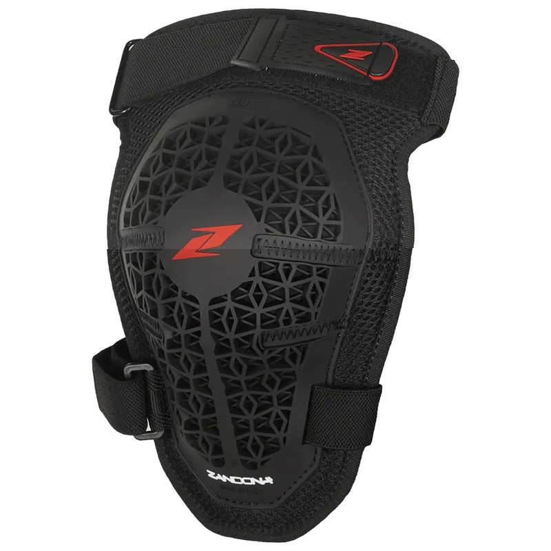 Kolenné chrániče na motorku Zandona Netcube Kneeguard čierne