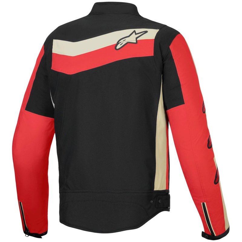Bunda na motocykel Alpinestars T-Dyno Water Resistant čierno-červeno-béžová