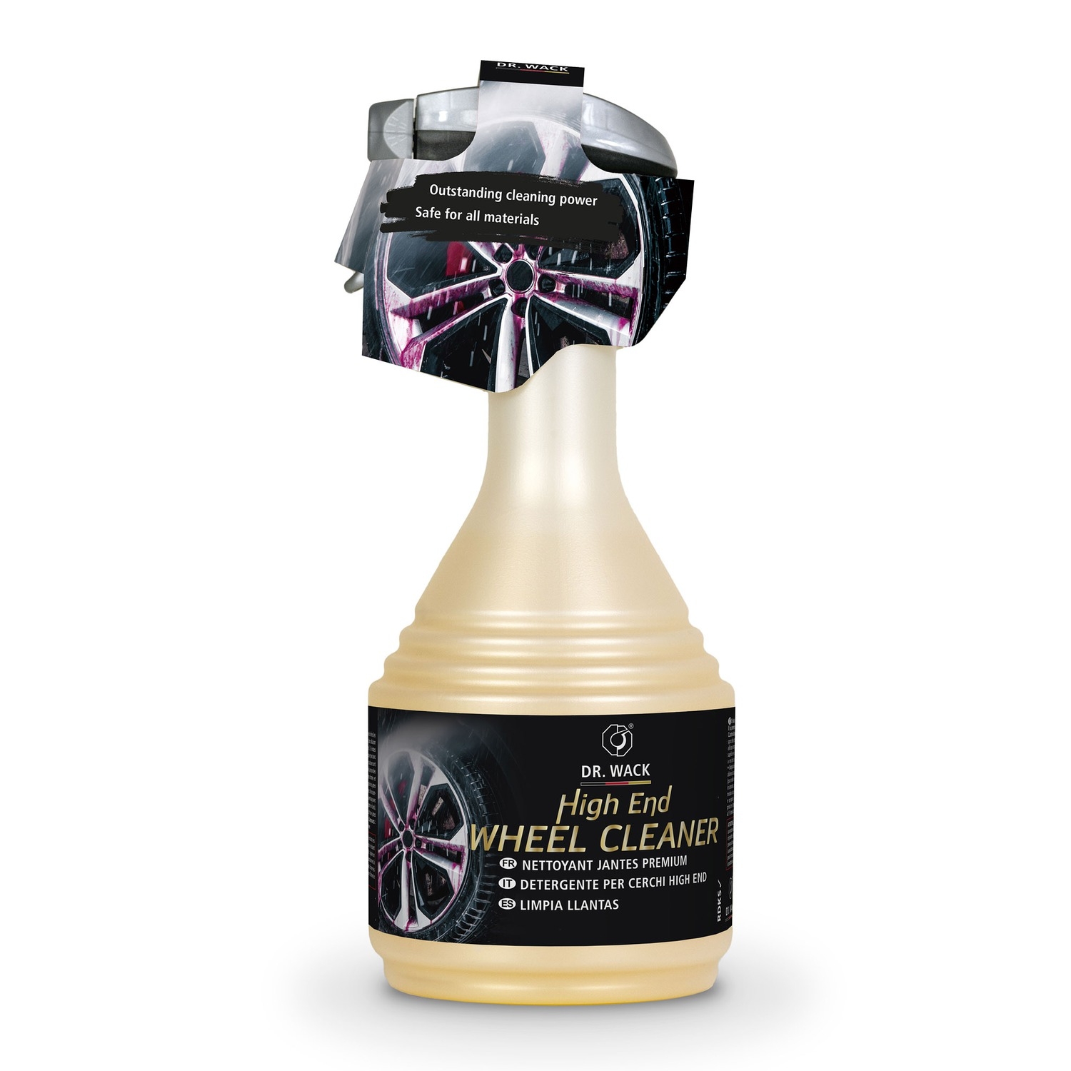 Gélový čistič ráfikov kolies s reakciou so železitými kontaminantmi Dr. Wack High End Wheel Cleaner 750 ml