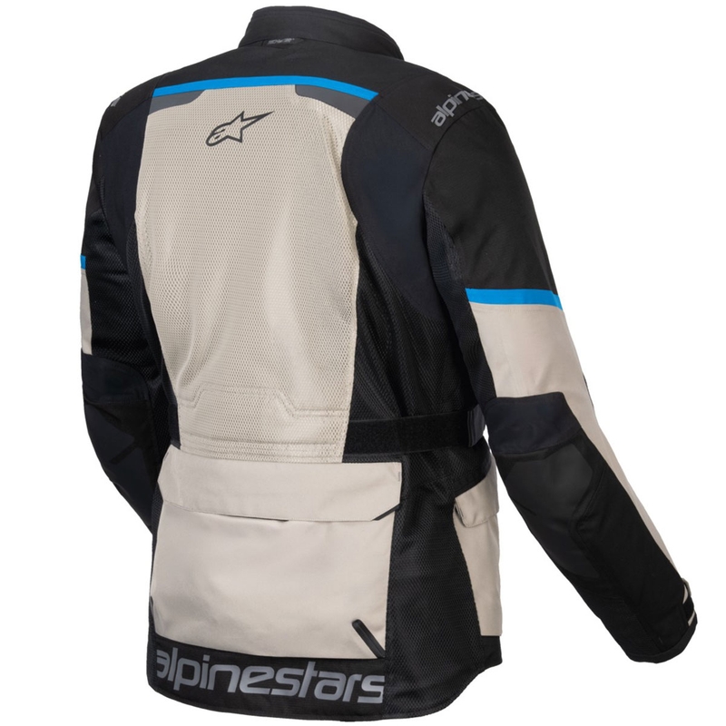 Bunda na motocykel Alpinestars Andes Air Drystar čierno-šedo zeleno-modrá