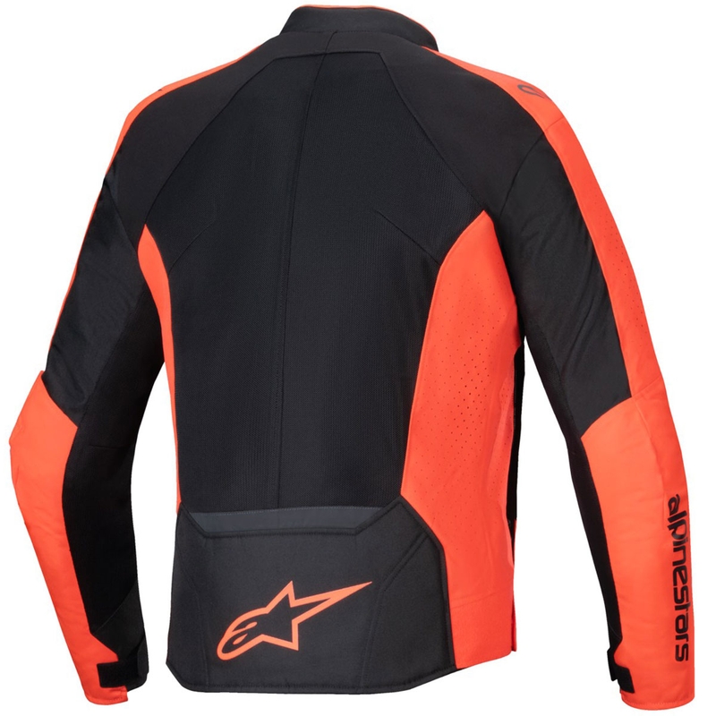 Bunda na motorku Alpinestars Viper Air V4 fluo červeno-čierna