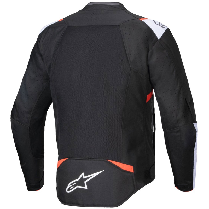 Bunda na motocykel Alpinestars T-SPS Air V2 čierno-bielo-fluorescenčno červená