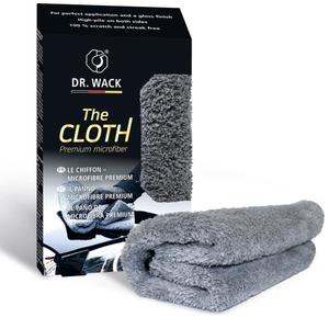 Hustá prémiová utierka na finálne rozleštenie Dr. Wack The Cloth šedá
