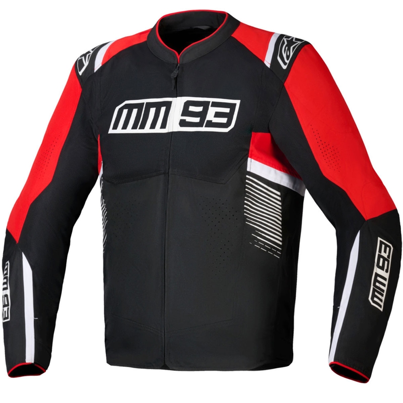 Bunda na motocykel Alpinestars T-SPS Air V2 MM93 kolekcia červeno-čierno-biela