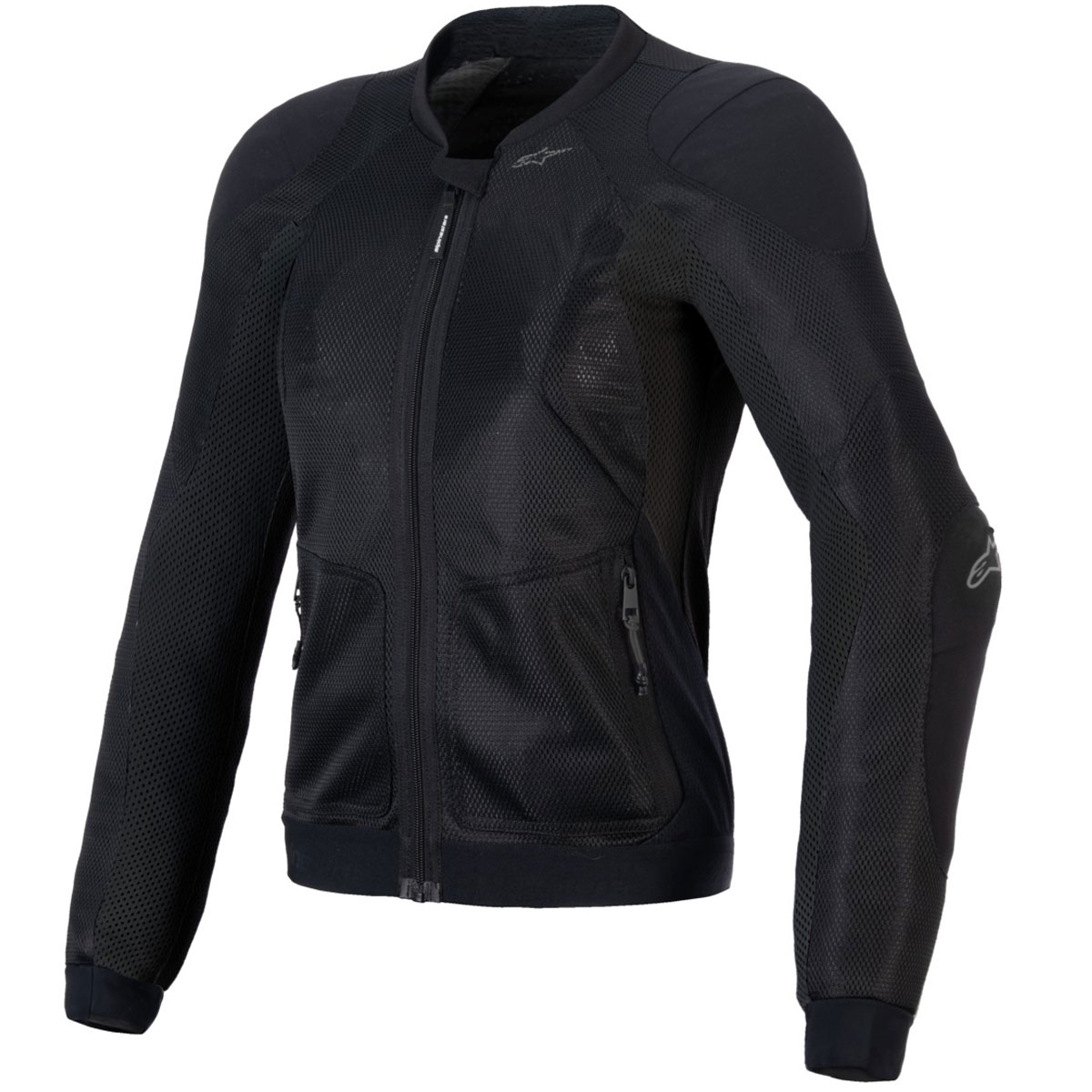 Dámska bunda na motorku Alpinestars STELLA TROOP-AIR čierno-čierna Veľkosť: XS