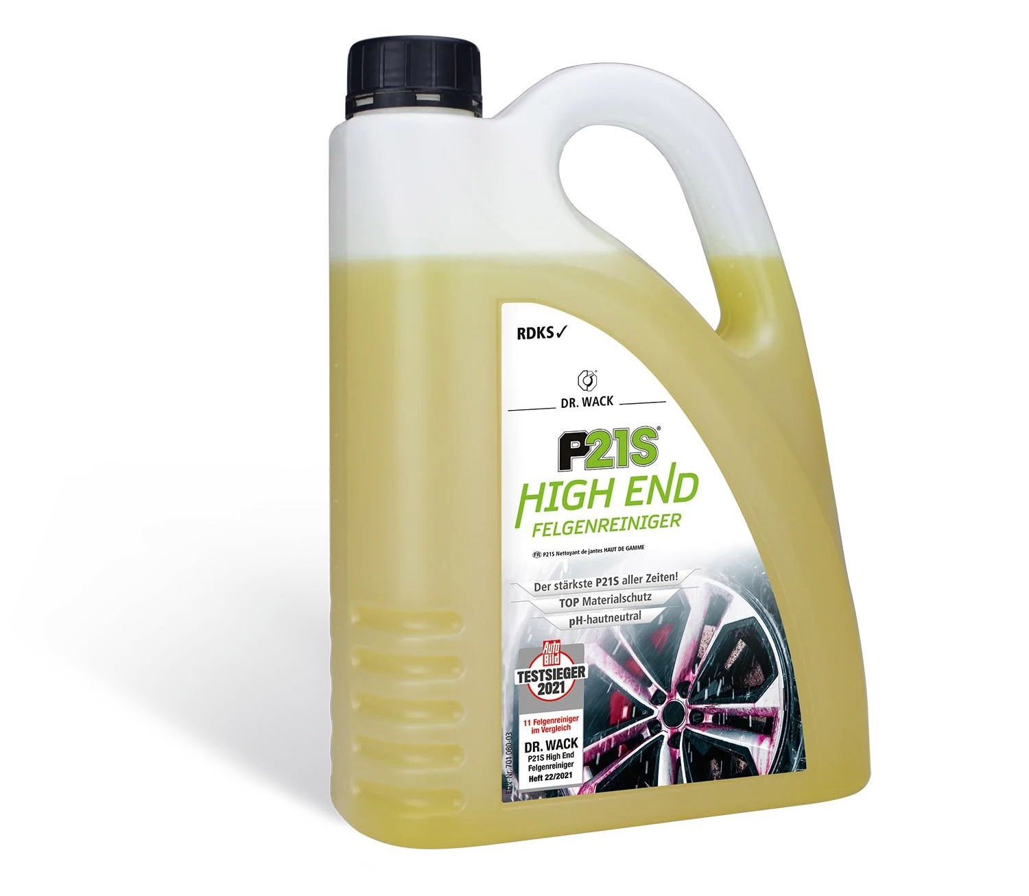 Gélový čistič ráfikov kolies s reakciou so železitými kontaminantmi Dr. Wack High End Wheel Cleaner 2 l