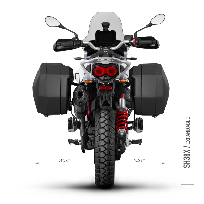 Montážna sada 3P systém SHAD pre MOTO GUZZI V 85 TT 850 / Travel 2024-2026