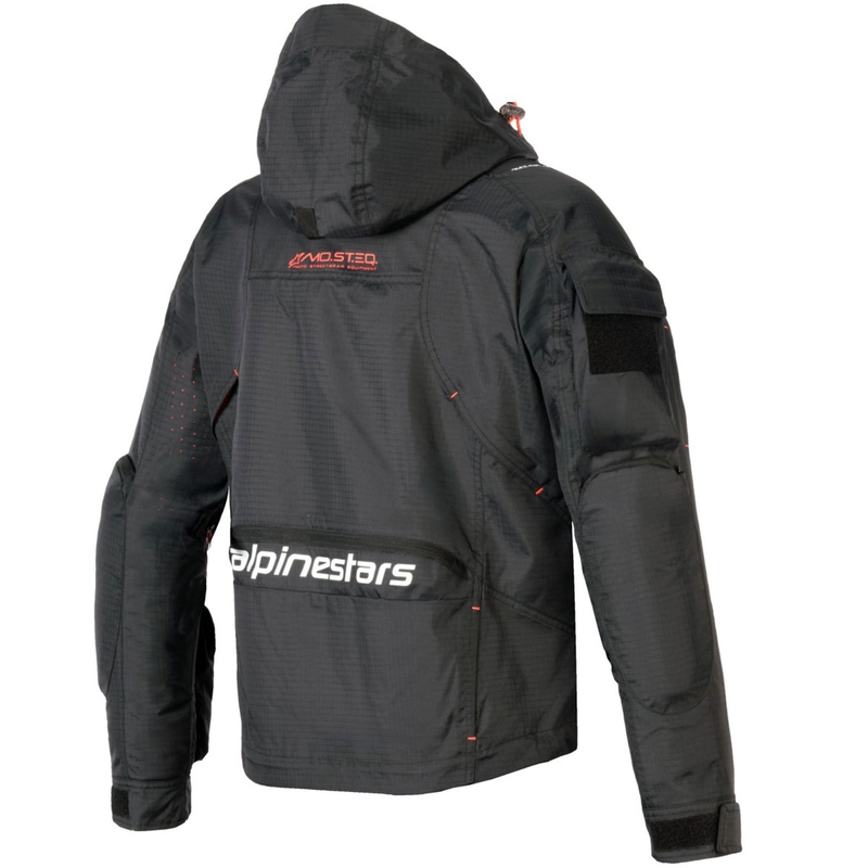 Dámska bunda na motocykel Alpinestars MOLLY AIR čierno-fluorescenčno koralová