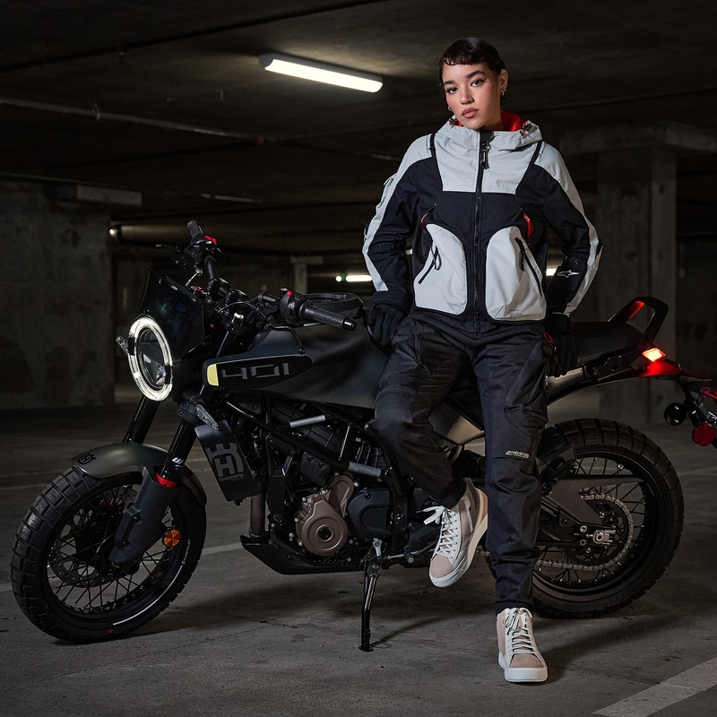 Dámska bunda na motorku Alpinestars MOLLY AIR čierno-mandľová