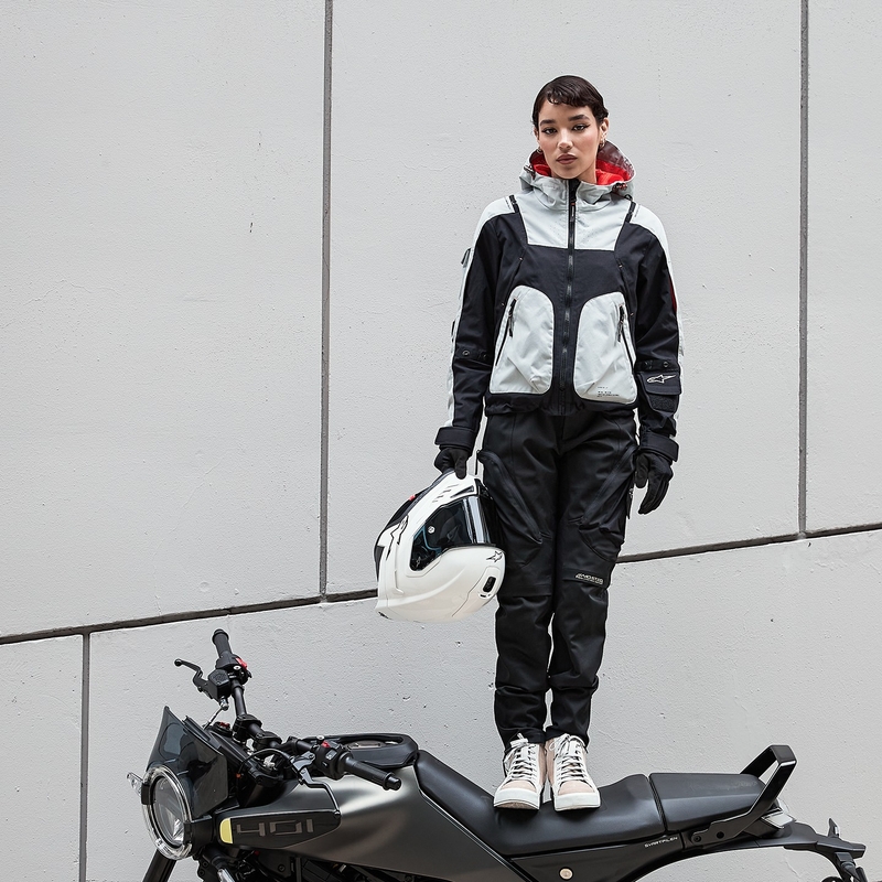 Dámska bunda na motorku Alpinestars MOLLY AIR čierno-mandľová