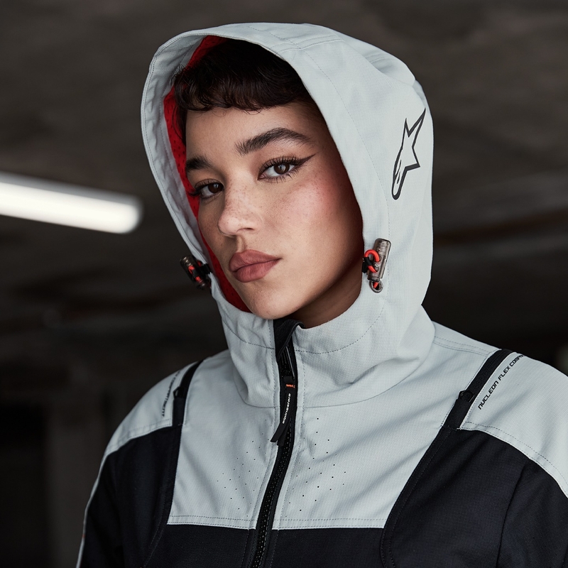 Dámska bunda na motorku Alpinestars MOLLY AIR čierno-mandľová