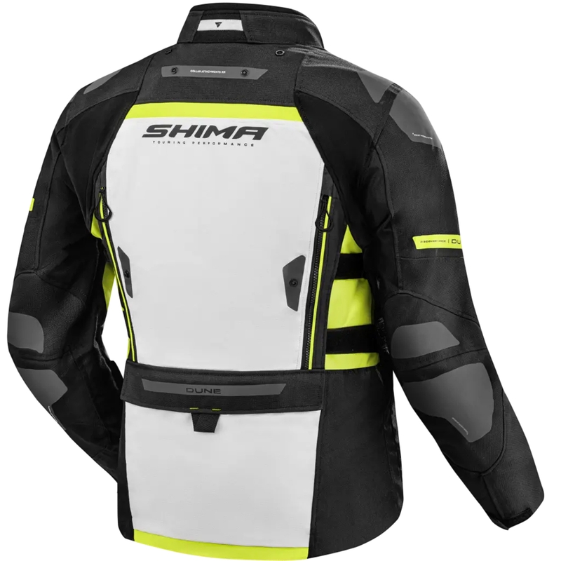 Bunda na motocykel Shima Dune fluorescenčno žltá