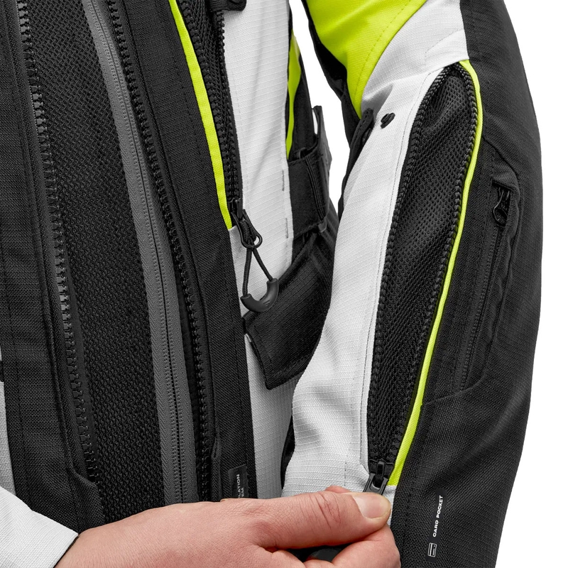 Bunda na motocykel Shima Dune fluorescenčno žltá