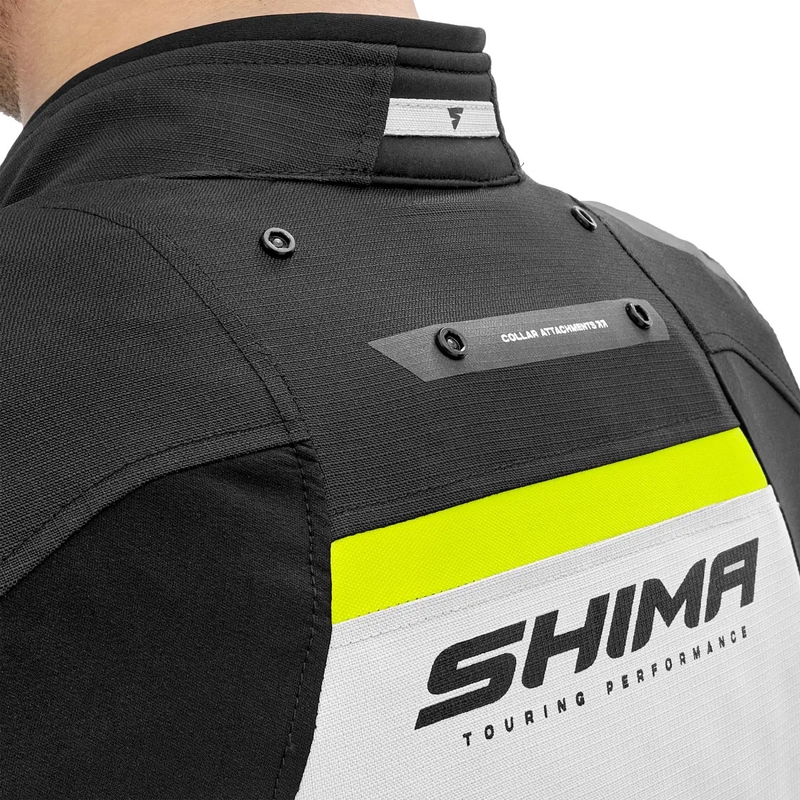 Bunda na motocykel Shima Dune fluorescenčno žltá