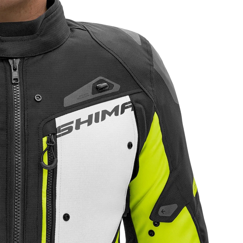 Bunda na motocykel Shima Dune fluorescenčno žltá