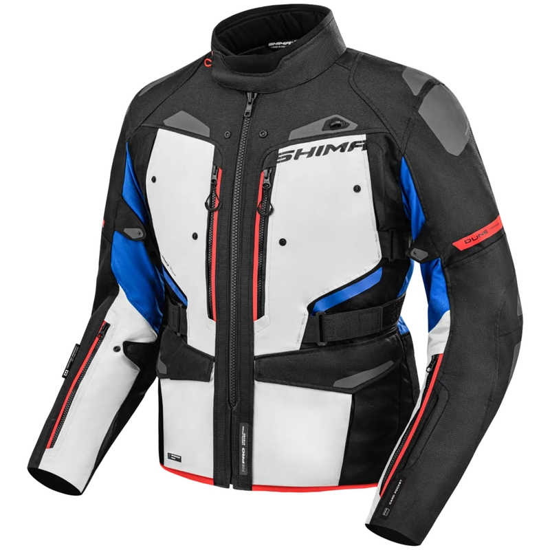 Bunda na motocykel Shima Dune modrá