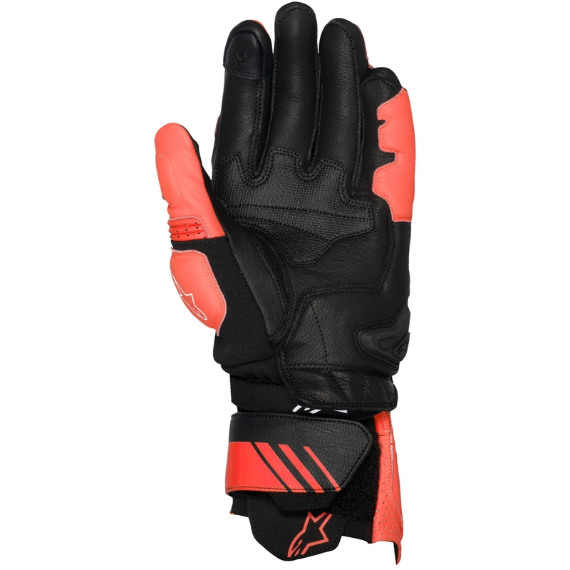 Rukavice na motorku Alpinestars GP Plus R V3 červeno-fluo červeno-čierne