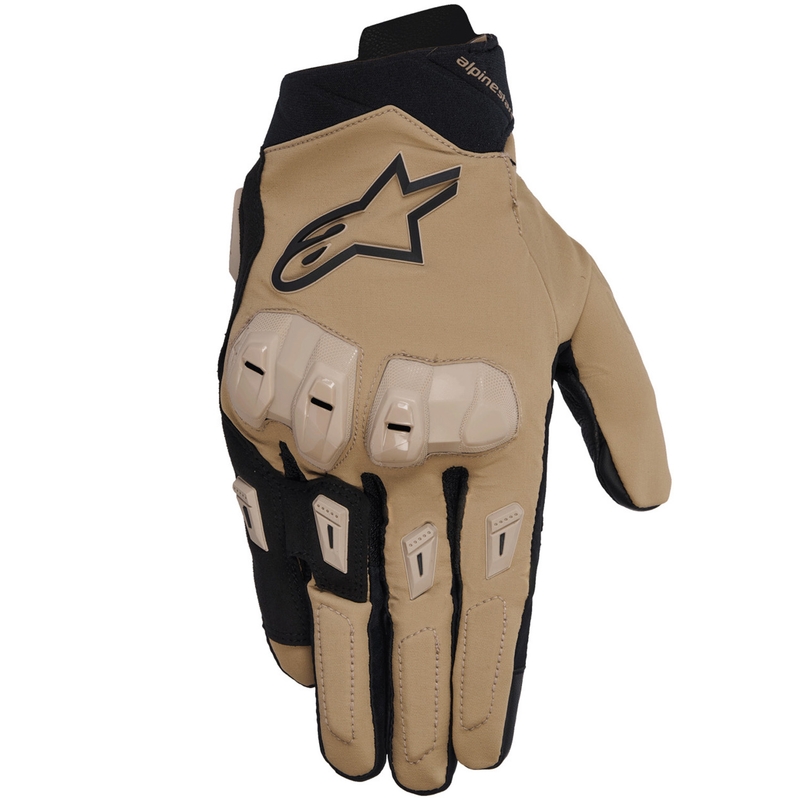 Rukavice na motocykel Alpinestars SP X 3 tmavá khaki-pieskovo-čierna