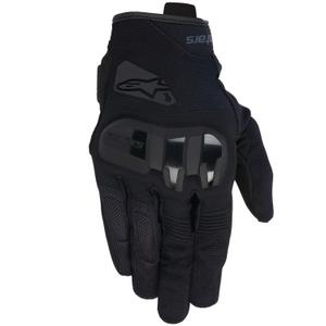 Dámske rukavice na motorku Alpinestars Chróm V2 čierno-tmavo šedé
