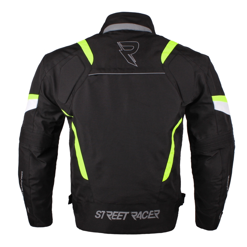 Bunda na motocykel Street Racer Cyklon čierno-fluorescenčno žltá výpredaj