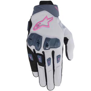 Dámske rukavice na motorku Alpinestars STELLA SP X 3 šedo-tmavo šedo-čierno-ružové