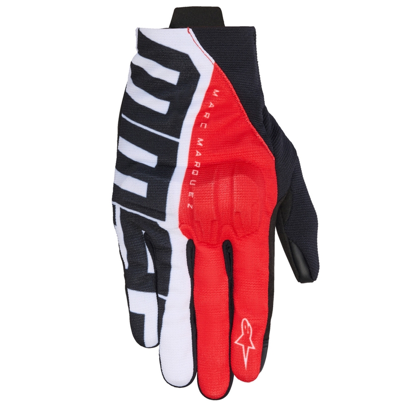 Rukavice na motocykel Alpinestars Reef V2 MM93 kolekcia červeno-bielo-čierne