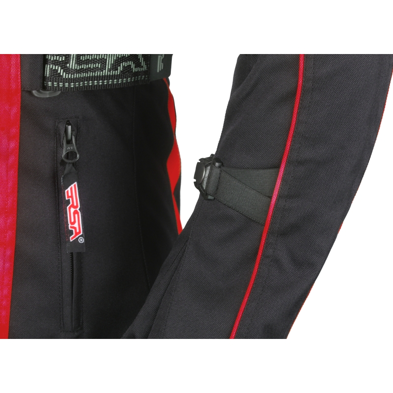 Moto bunda dámska RSA SW-01 čierno-červená výpredaj