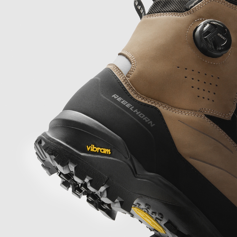 Čižmy na motocykel Rebelhorn Defender X hnedé