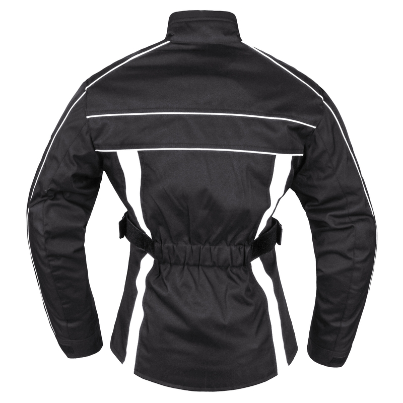 Moto bunda dámska RSA SW-01 čierno-biela výpredaj