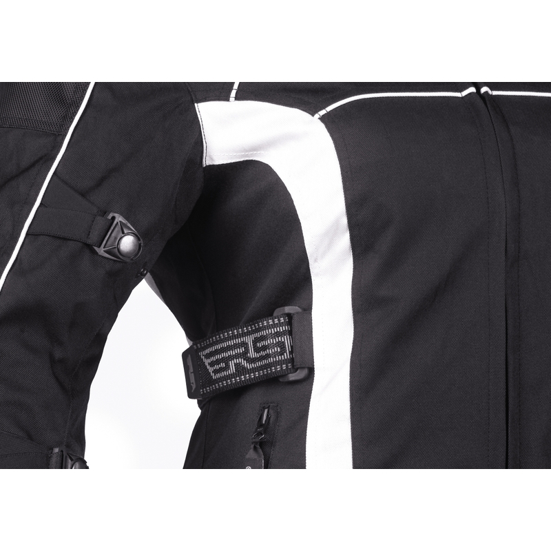 Moto bunda dámska RSA SW-01 čierno-biela výpredaj