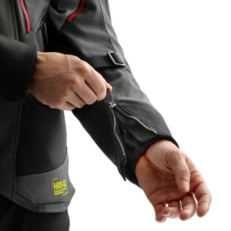 Bunda na motorku Rebelhorn Hardy 3.0 antracitovo-šedo-žltá