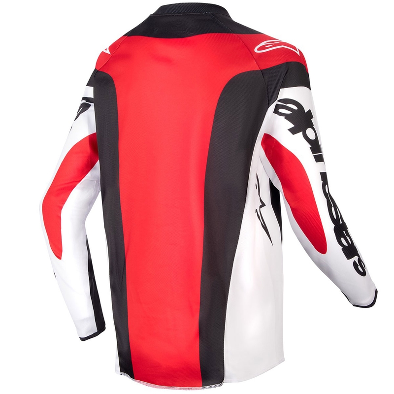 Detský motokrosový dres Alpinestars Racer Ocuri červeno-bielo-čierny