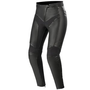 Dámske kožené nohavice na motorku Alpinestars Stella Vika V2 čierne