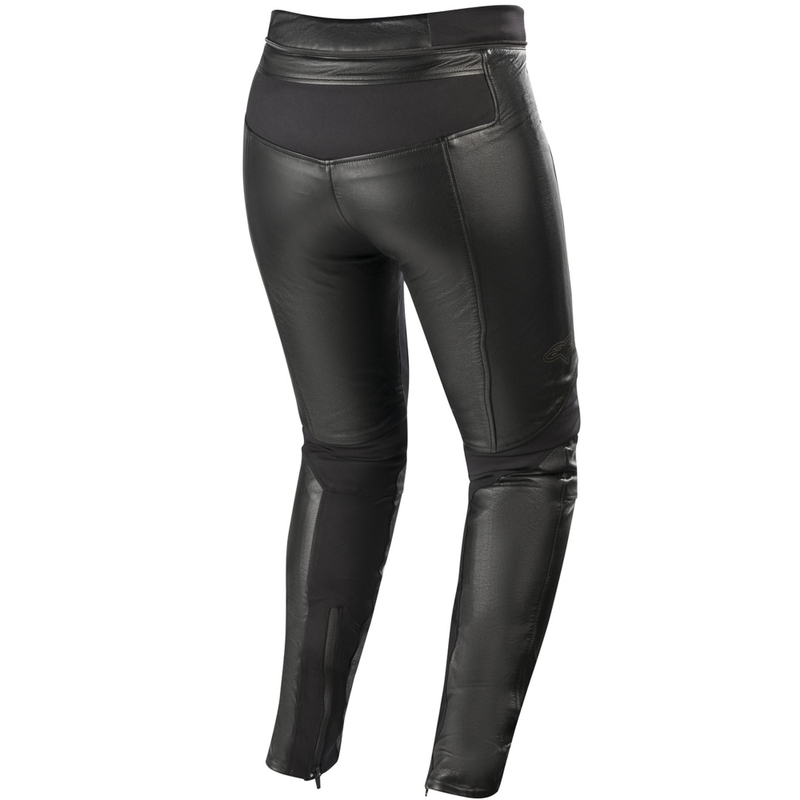 Dámske kožené nohavice na motorku Alpinestars Stella Vika V2 čierne