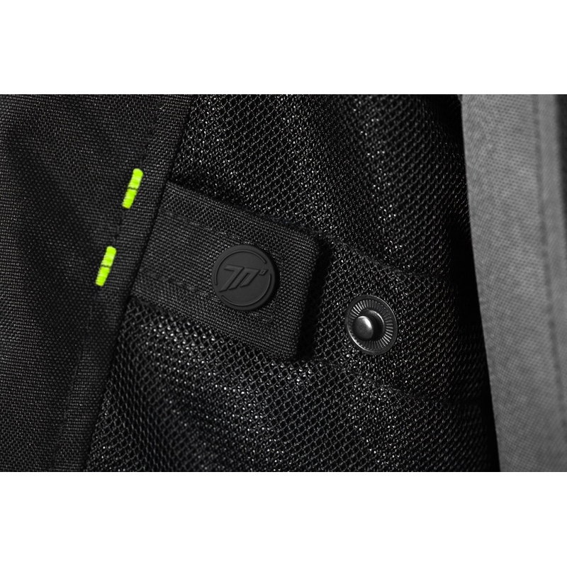 Bunda na motorku Seventy Degrees SD-JT66 Sahara čierno-fluo žltá