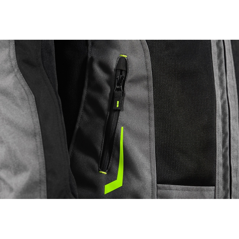 Bunda na motorku Seventy Degrees SD-JT66 Sahara čierno-fluo žltá